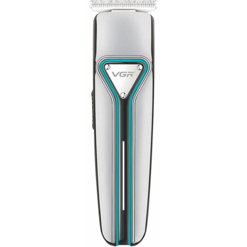 VGR Professional Rechargeable Hair Trimmer, Silver Blue - V-008 ( International Warranty ) ( International Warranty )