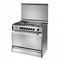 Universal Turbo Gas Cooker 5 Burners 90 cm Stainless Steel