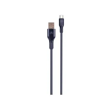 كابل USB الي Micro USB اتش تو 1 متر اسود - H2CA02V8