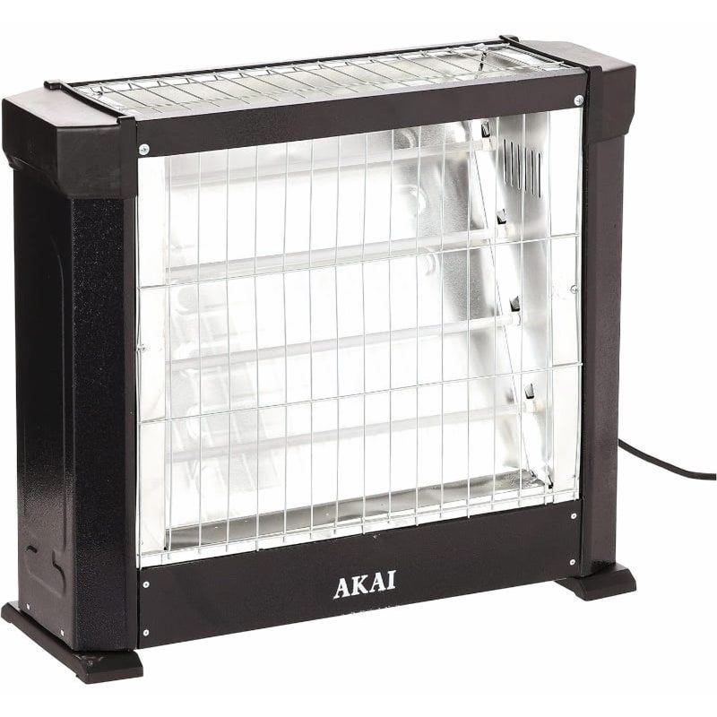 دفاية هالوجين اكاي 2200 وات 4 شمعات اسود - AK-2970