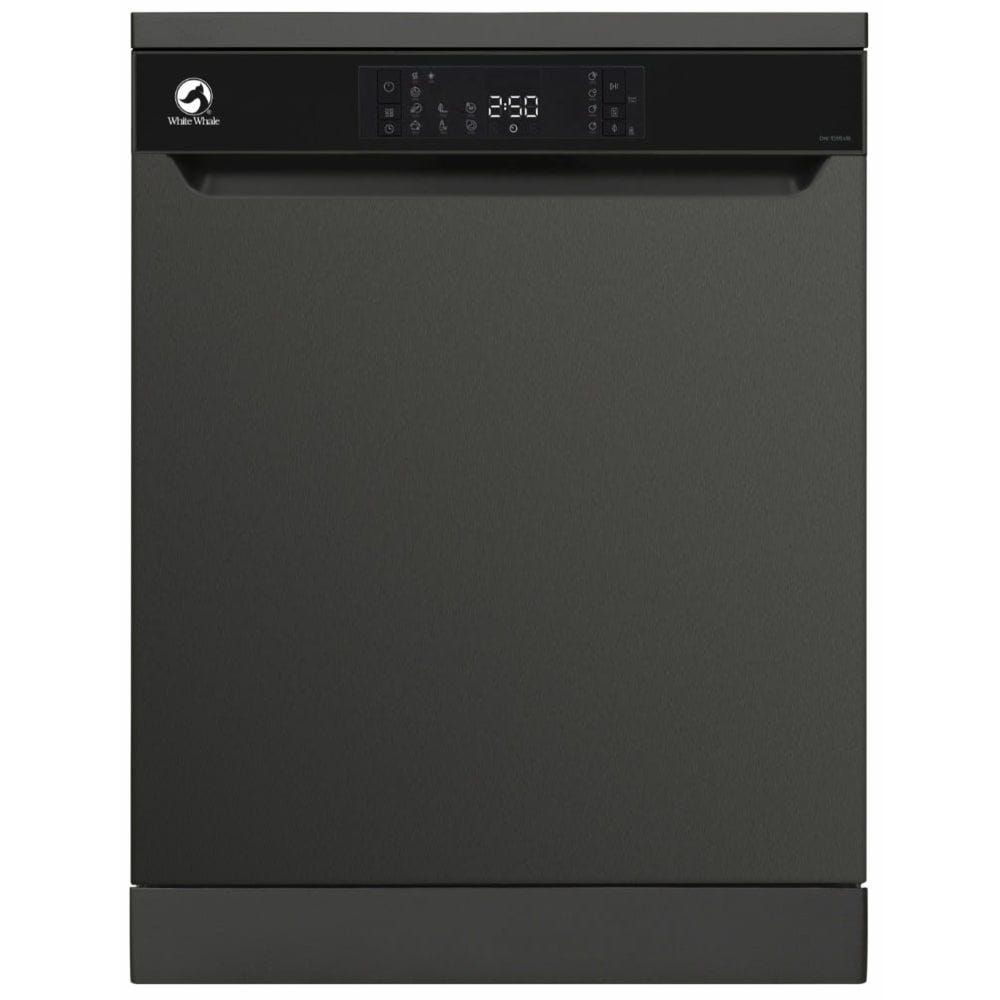 White Whale Digital Dishwasher, 15 Place Settings, 8 Programs, Dark Inox - DW-1595VB