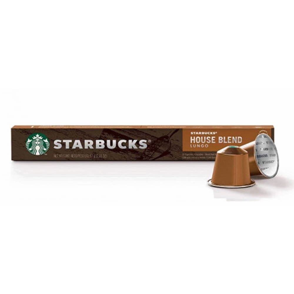 Starbucks house blend medium roast lungo espresso coffee capsules