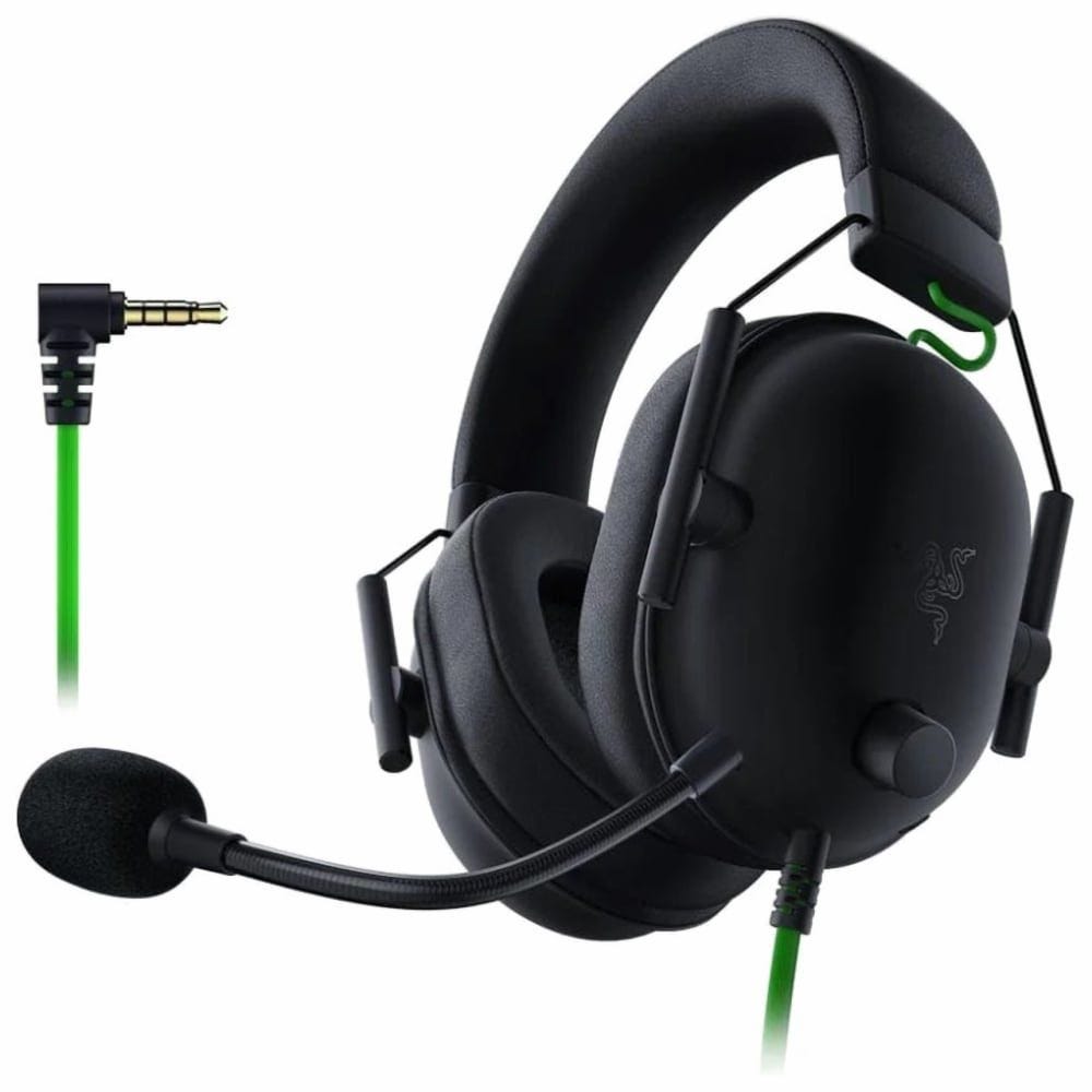 Razer BlackShark V2 X Wired Over Ear Gaming Headset, Black - RZ04-03240100-R3M1
