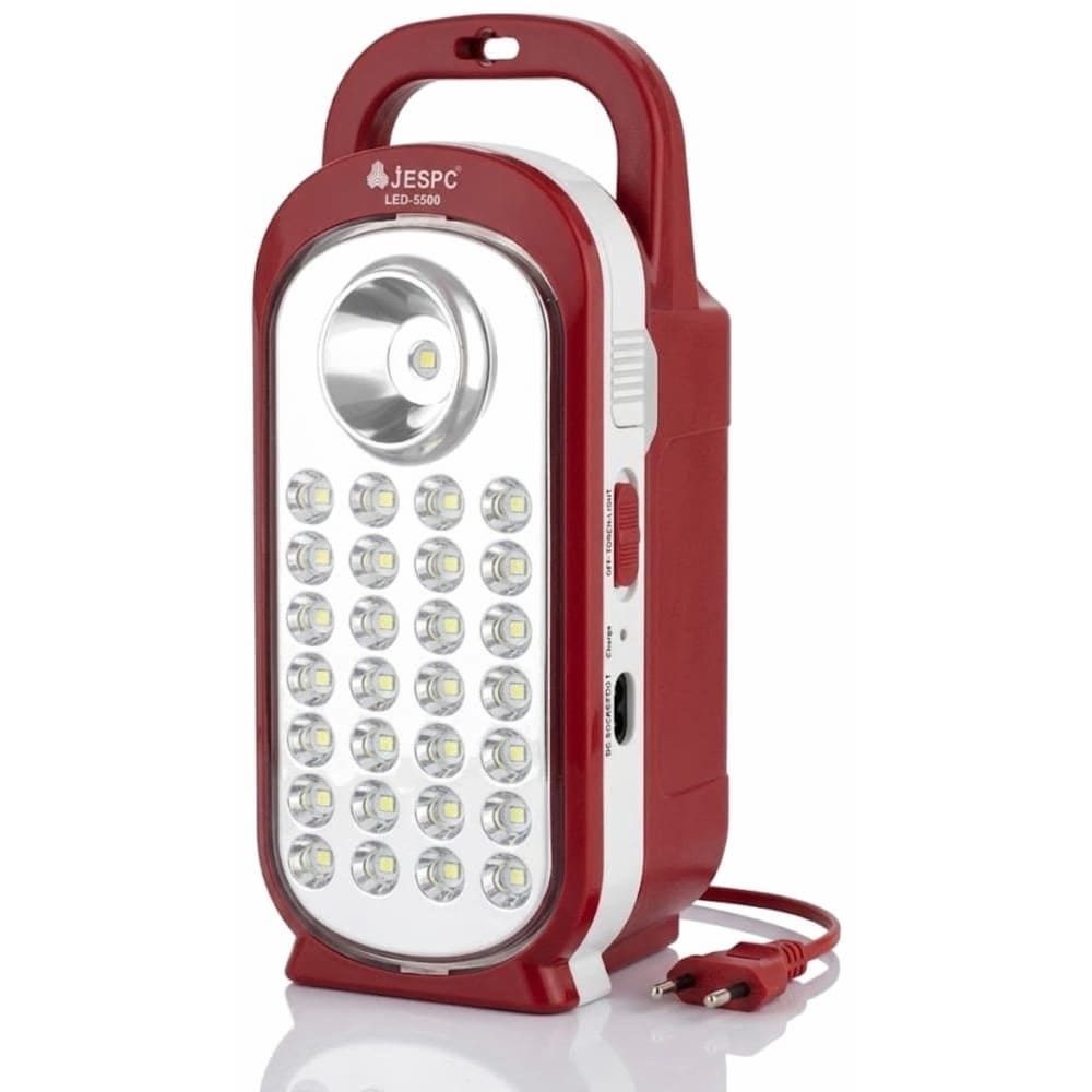 مصباح جيسبك LED قابل للشحن، ، احمر - LED-5500T