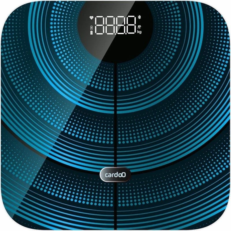 CardoO Scale Digital Body Scale With Powered by AI Blue - CEGBFS02B