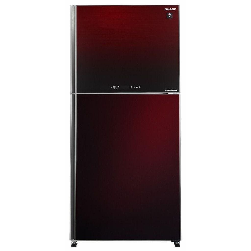 SHARP Digital No Frost Refrigerator With Inverter Technology 538 Liter Red - SJ-GV69G-RD
