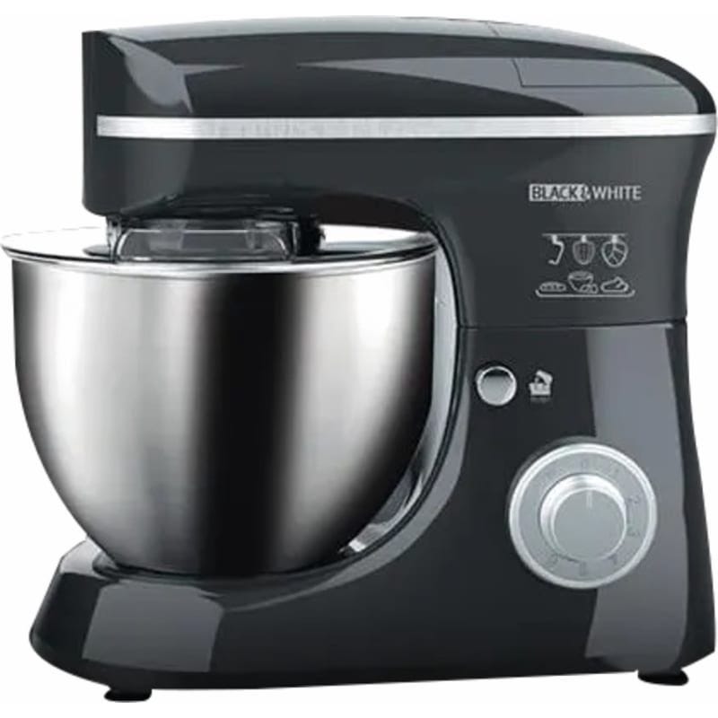 Black & White Stand Mixer SM-615