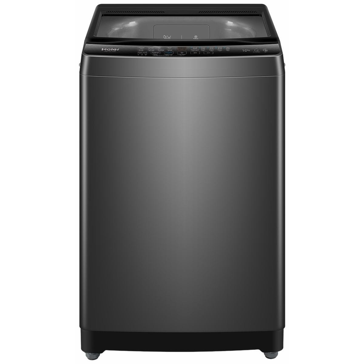 Haier Top Load Automatic Washing Machine, 10 kg, Starry Silver - HWM100-316S6