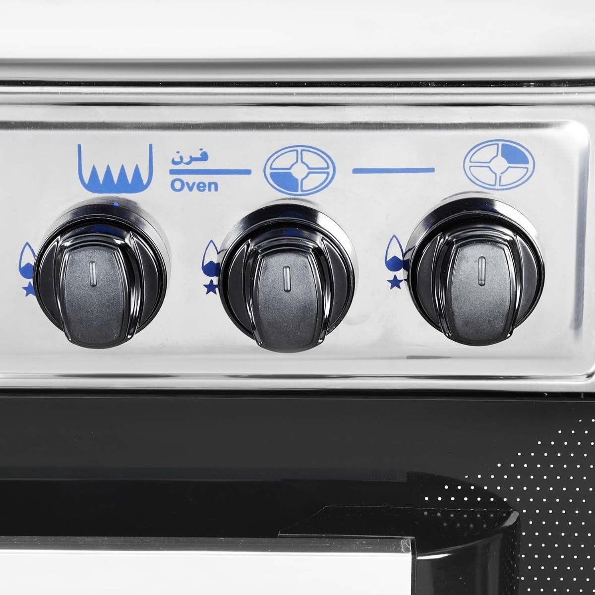 First Cook gas cooker with grill and oven 5 burners