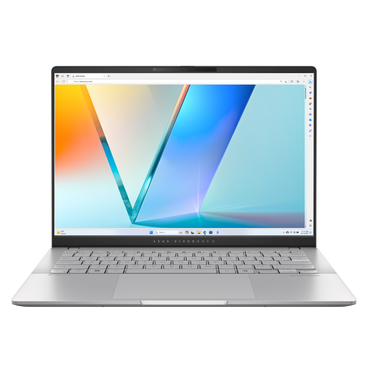 لابتوب اسوس Vivobook S 14 M5406UA-QD055W بروسيسور AMD رايزن 9 8945HS شاشة 14 بوصة WUXGA هارد 512 جيجابايت SSD رام 16 جيجابايت LPDDR5X AMD Radeon جرافيكس ويندوز 11 فضي - 90NB1461-M002Z0