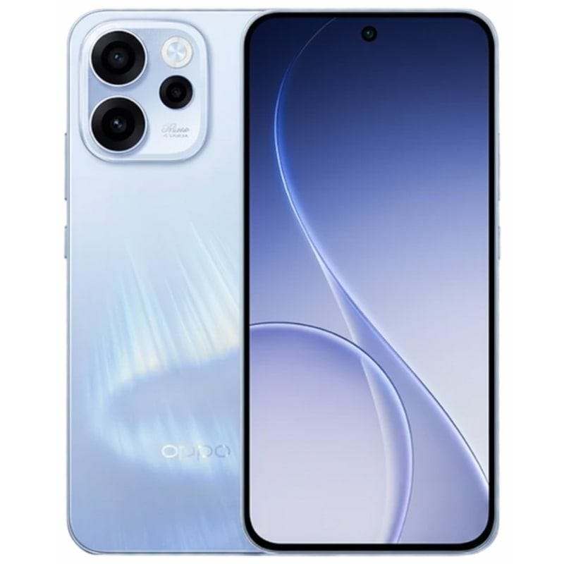 OPPO Reno15 F Dual SIM, 256GB, 8GB RAM, 5G - Aurora Blue