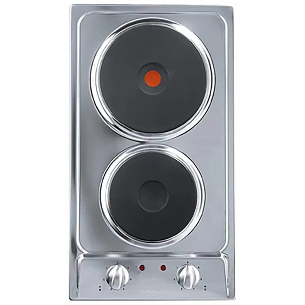 Purity Built In Electric Hob 2 Burners 30 cm Stainless Steel - HPT302SE