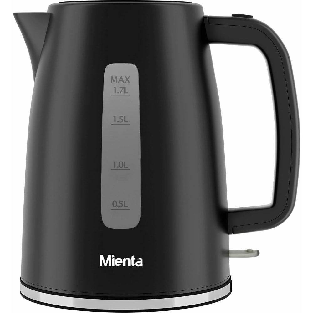 Mienta Electric Kettle 1.7 Liter 2200 Watt Black - EK201737A