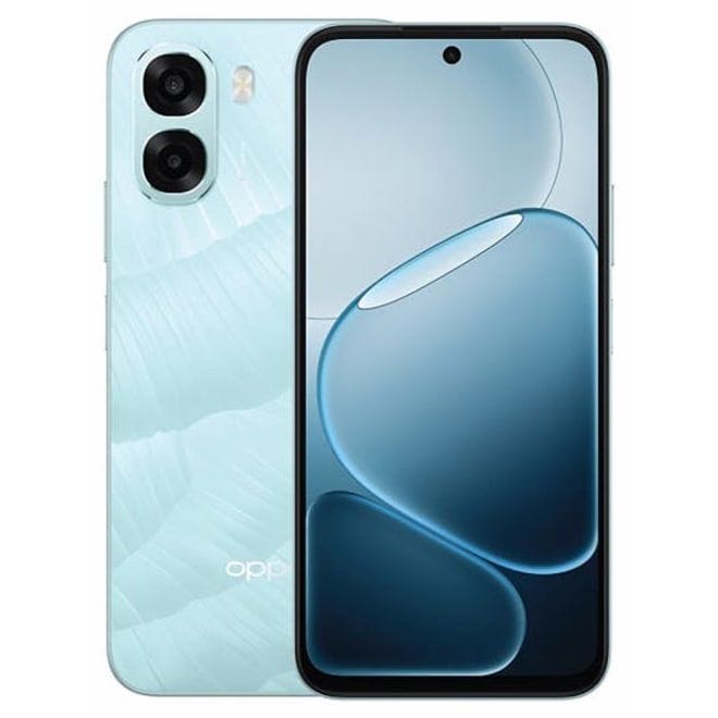 OPPO A6x Dual SIM, 64GB, 4GB RAM, 4G LTE - Ice Blue