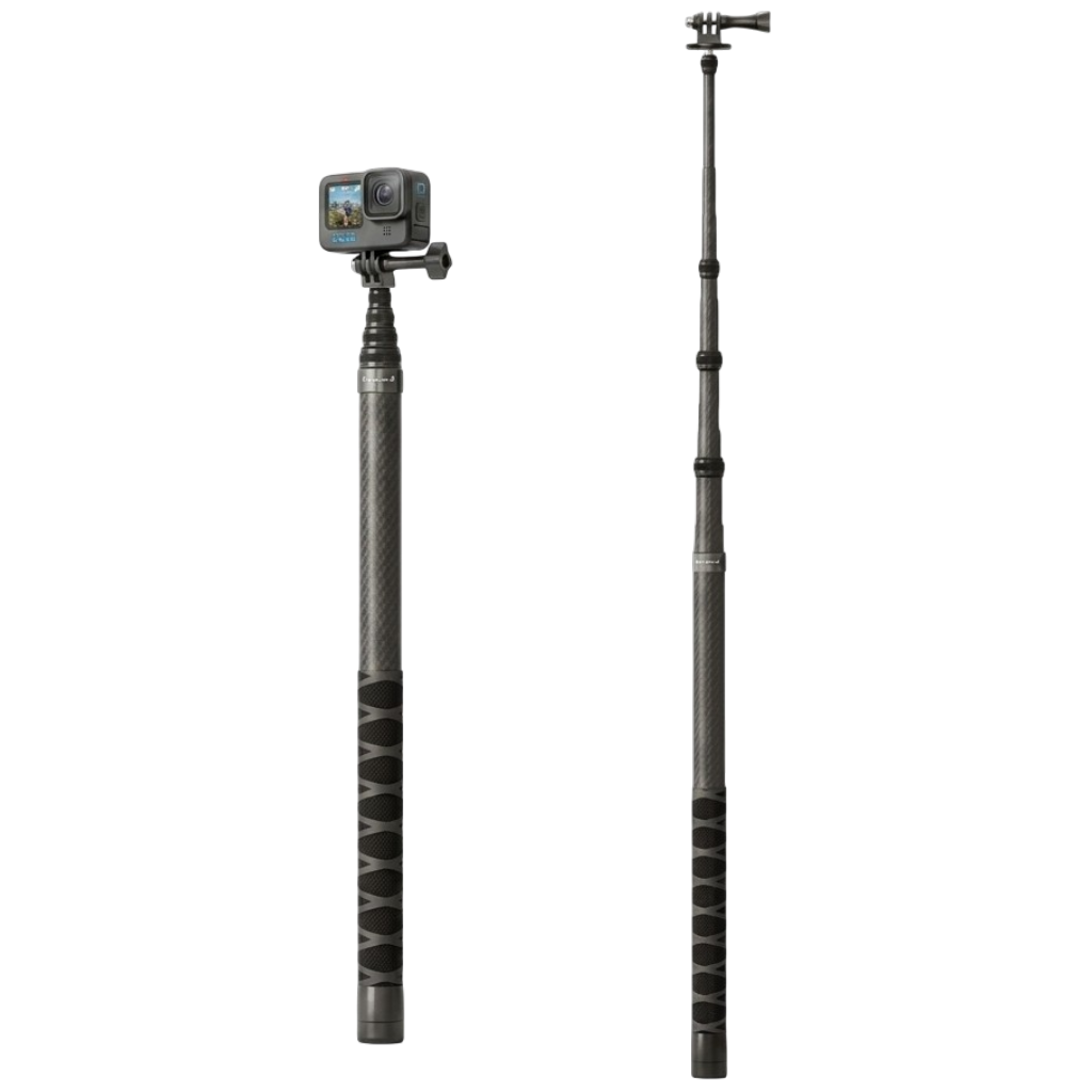 Jmary Selfie Stick For Action Camera, 3 Meter, Black - MT-65