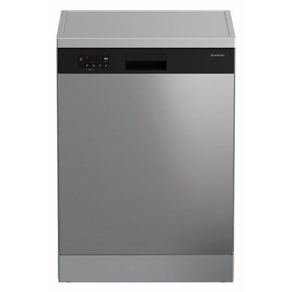 Ariston Digital Dishwasher, 13 Place Settings, 5 Programs, Silver - DFN436X