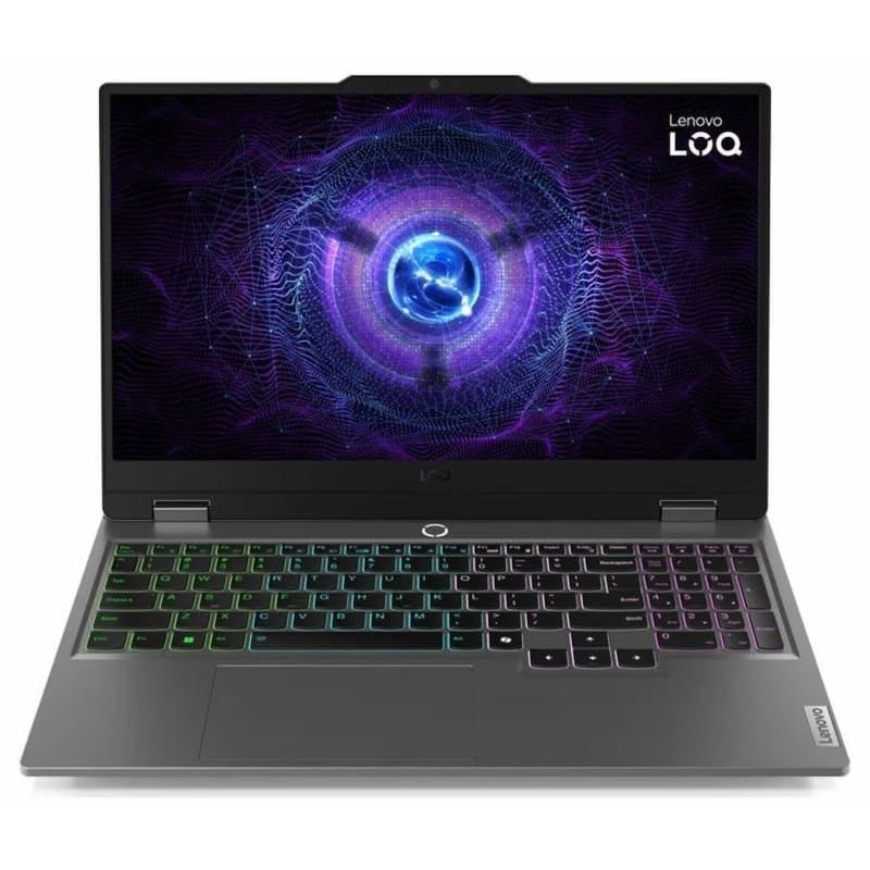 لابتوب لينوفو LOQ 15IRX9، بروسيسور انتل كور i7-13650HX، شاشة 15.6 بوصة FHD، هارد 512 جيجابايت SSD، رام 16 جيجابايت DDR5، نفيديا GeForce RTX 4050 جرافيكس 6 جيجابايت، دوس، رمادي - 83DV008PED