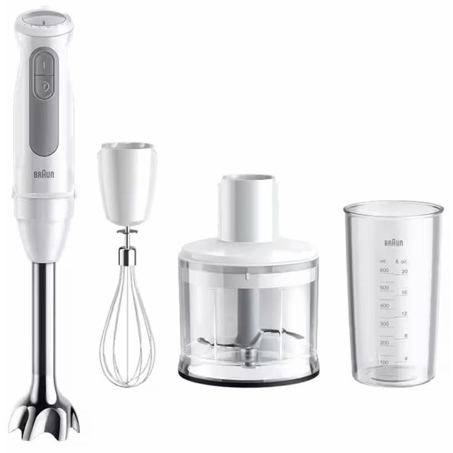 Braun MultiQuick 5 Hand Blender, 500ml, 750 Watt, White - MQ 50236 M