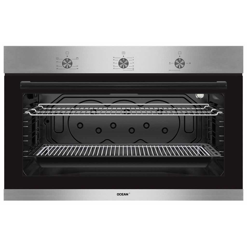 Ocean Built-in Gas Oven With Grill 97 Liter 90 cm Inox - OGVOF 94 I R SV