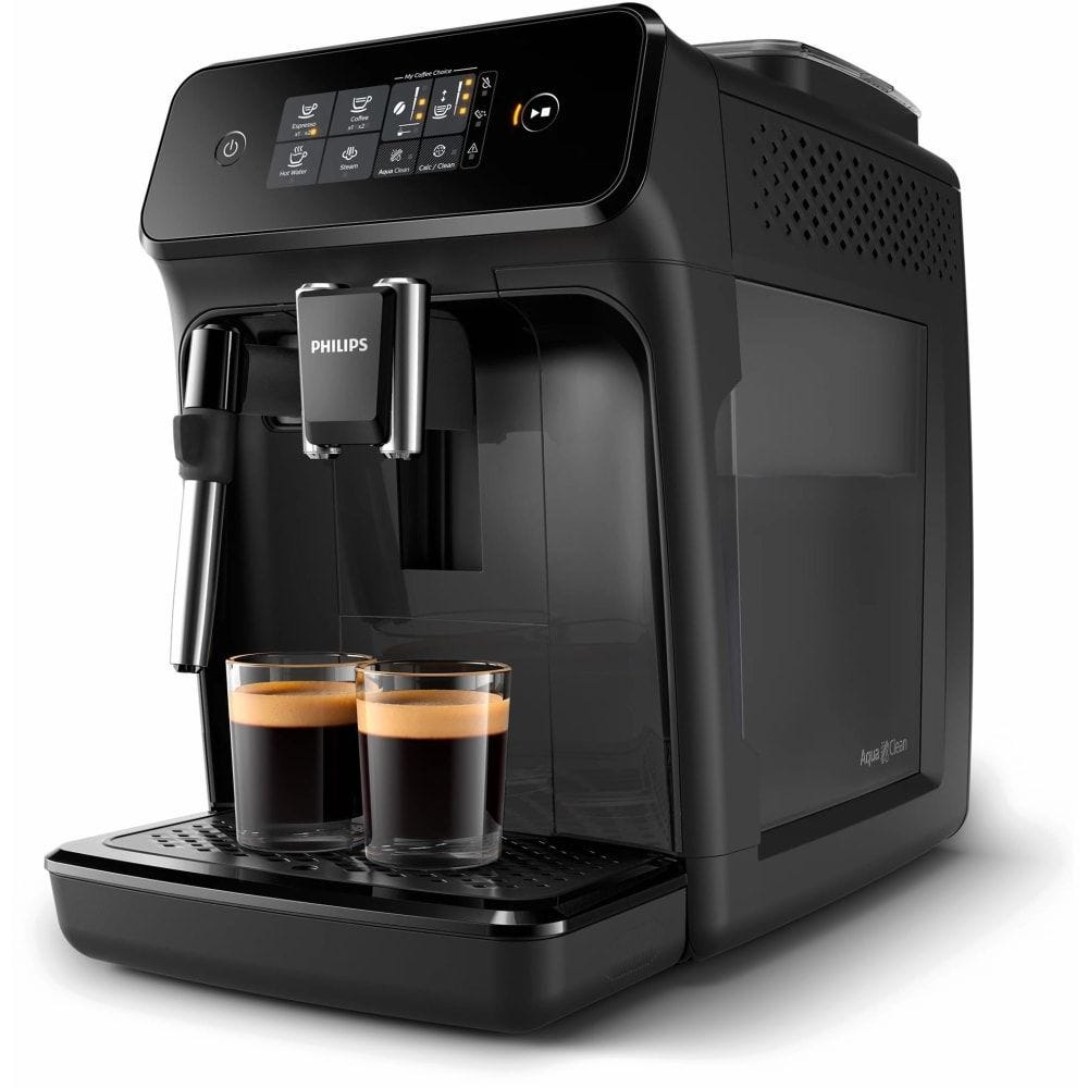 Philips Series 1200 Espresso Coffee Machine 1500 Watt Black - EP1221/20