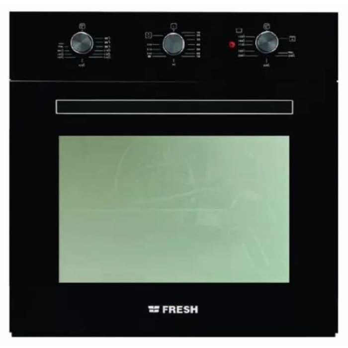 Fresh Built-In Gas Oven With Electric Grill, 60 cm, 56 Liter, Black - Fresh-500008877