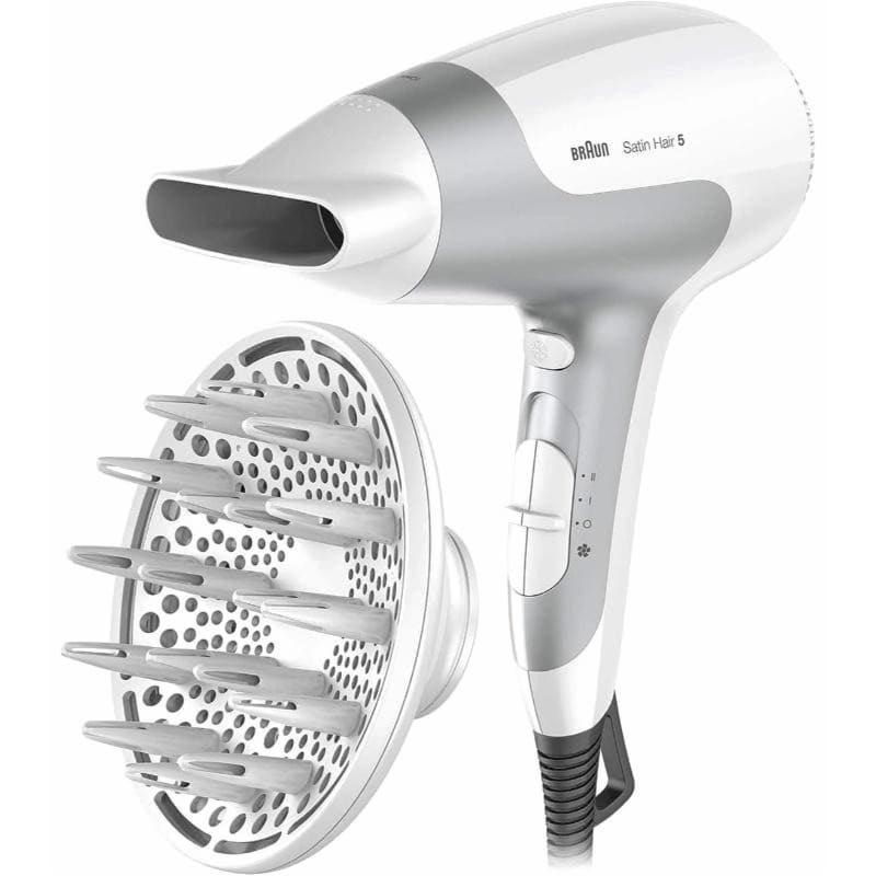 Braun Satin Hair 5 Hair Dryer 2500 Watt White - HD585