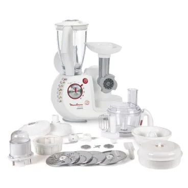 Moulinex Odacio Food Processor 38 Functions 3 Liter 1000 Watt White - FP7371BM