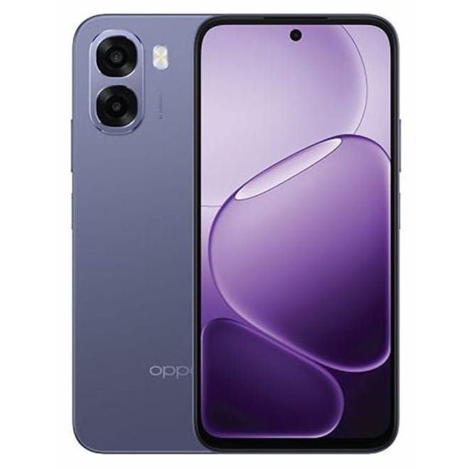 OPPO A6x Dual SIM, 64GB, 4GB RAM, 4G LTE - Plum Purple