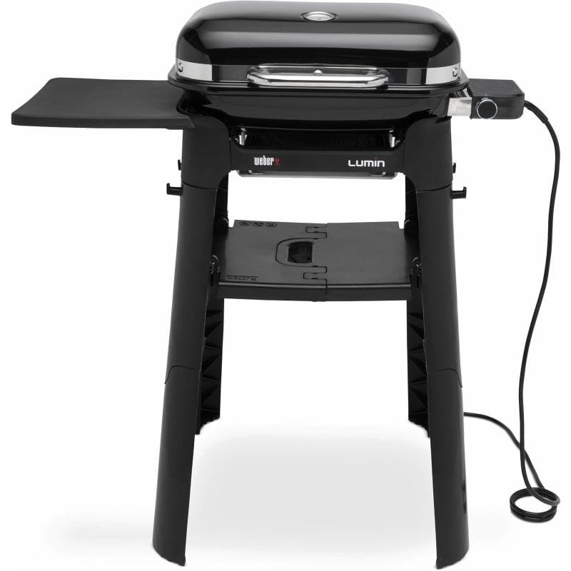 Weber Lumin Electric Grill with Stand, 2200 Watt, Black - 91010979