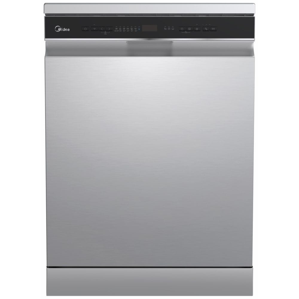 Toshiba Wi-Fi Digital Dishwasher 14 Place Settings 9 Programs Silver - MDWEF1433D(SS)-WI-EG