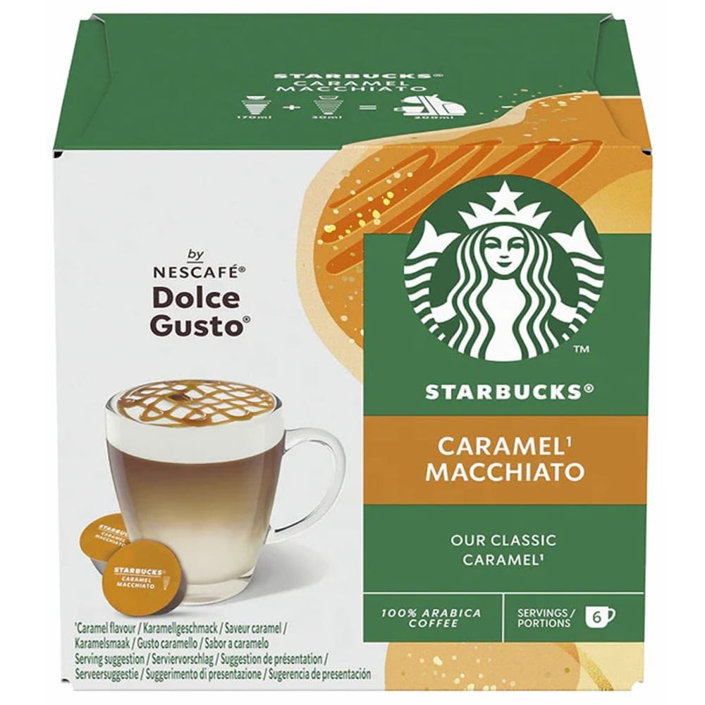 Starbucks latte macchiato caramel espresso coffee capsules