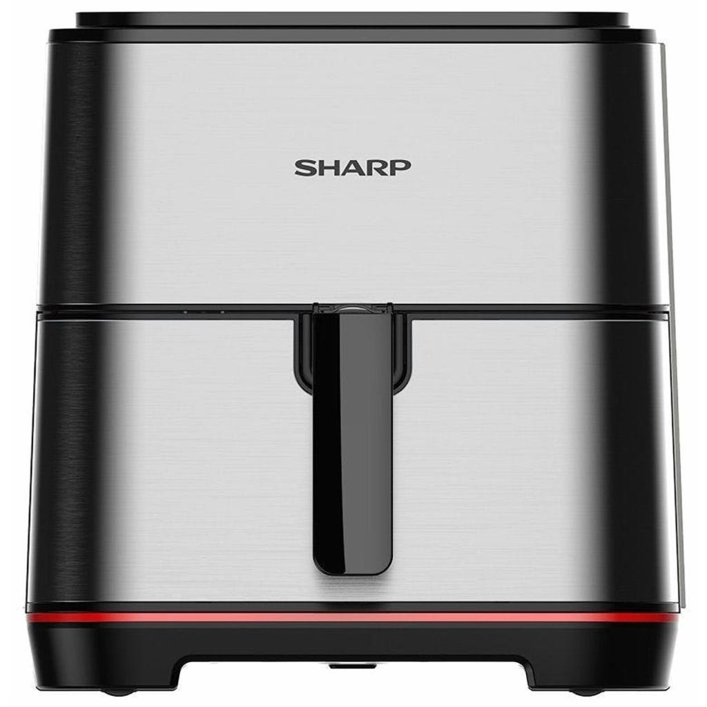SHARP Digital Air Fryer 7 Liter 1650 Watt Silver Black - KF-AF70RT-ES2
