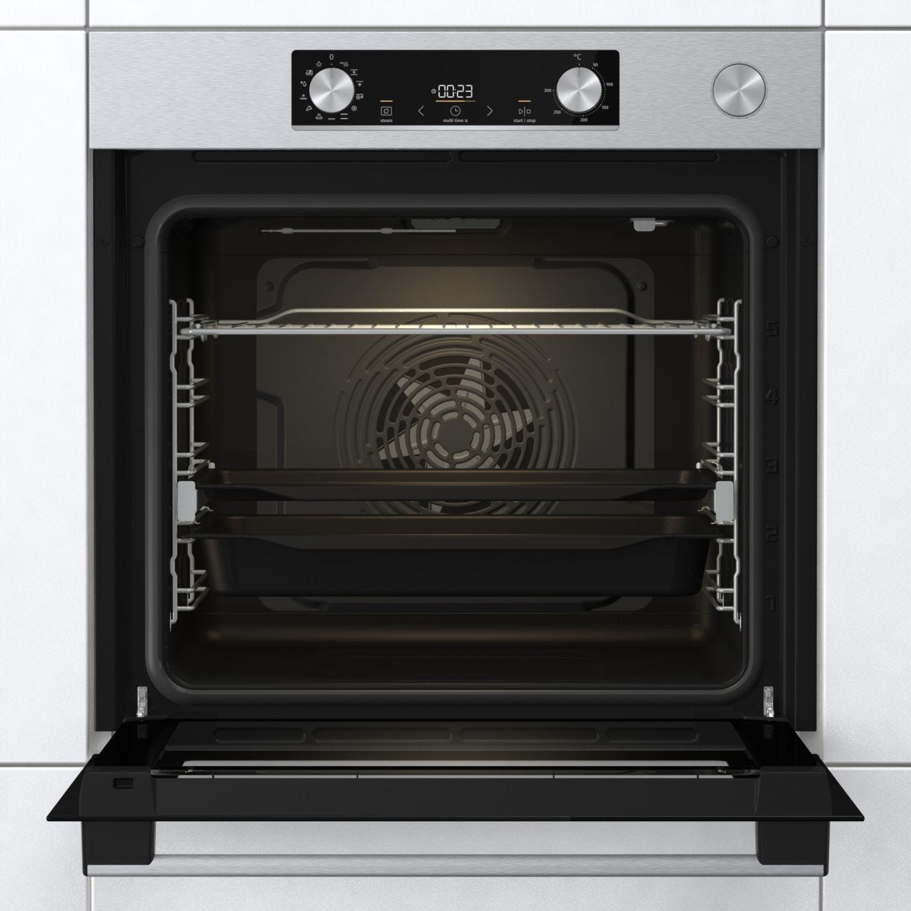 Gorenje G400 Built-In Electric Oven BSA6737E15X (60 cm, Silver)