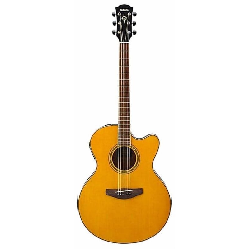 Yamaha Medium Jumbo Electro Acoustic Guitar, Vintage Tint Brown - CPX600
