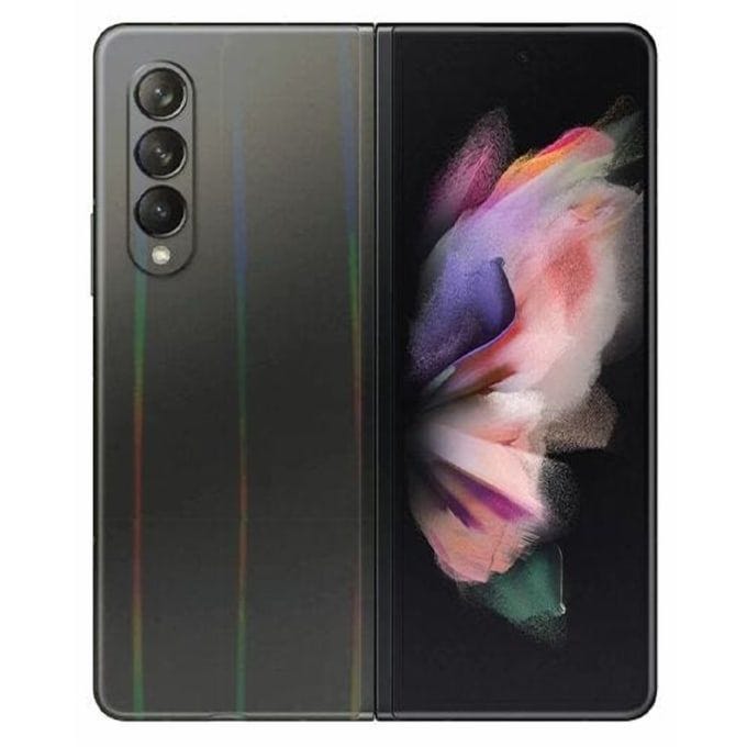 Armor Back Shiny Full Protection Colors Effect Screen Protector For Samsung Galaxy Z Fold 3, Transparent