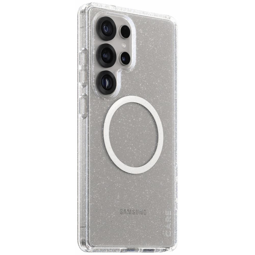 PanzerGlass CARE Star Lit Back Cover For SAMSUNG Galaxy S25 Ultra, Transparent with White MagSafe - CRRFSWQG38488
