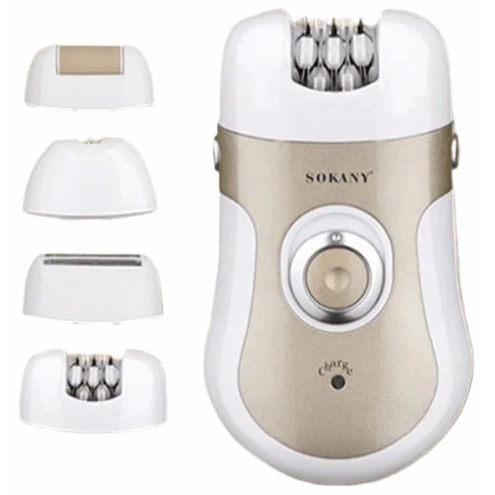 Sokany Rechargeable Epilator, White Gold - SK-17008