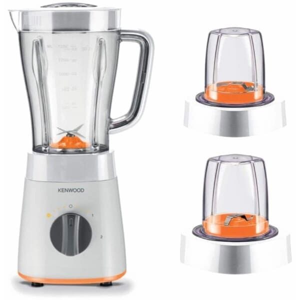 Kenwood Blender With 2 Mill 2 Liter 500 Watt White - BLP15.360WH