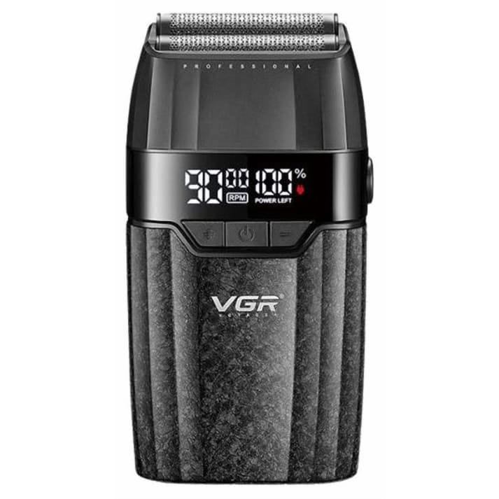 VGR Professional Digital Rechargeable Foil Shaver, Black - V-640S