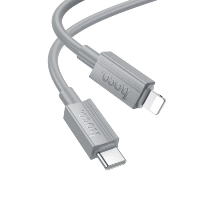 HOCO X107 Favor Charging Cable To Lightning (Gray)