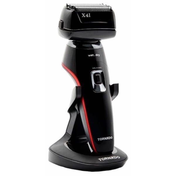 TORNADO Wet and Dry Shaver For Men, Black - THP-42B