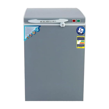 W.Alaska Chest Deep Freezer Defrost 135 Liters Silver - CH140