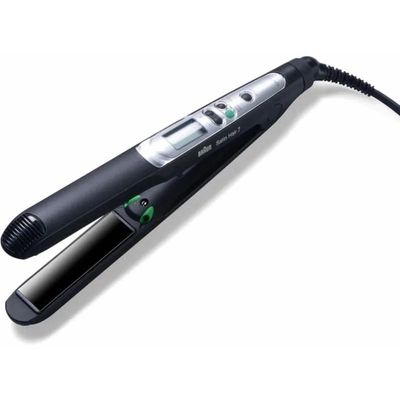 مكواه فرد الشعر براون Stain Hair 7 ديجيتال، 200 درجة مئوية، اسود - BRST710E