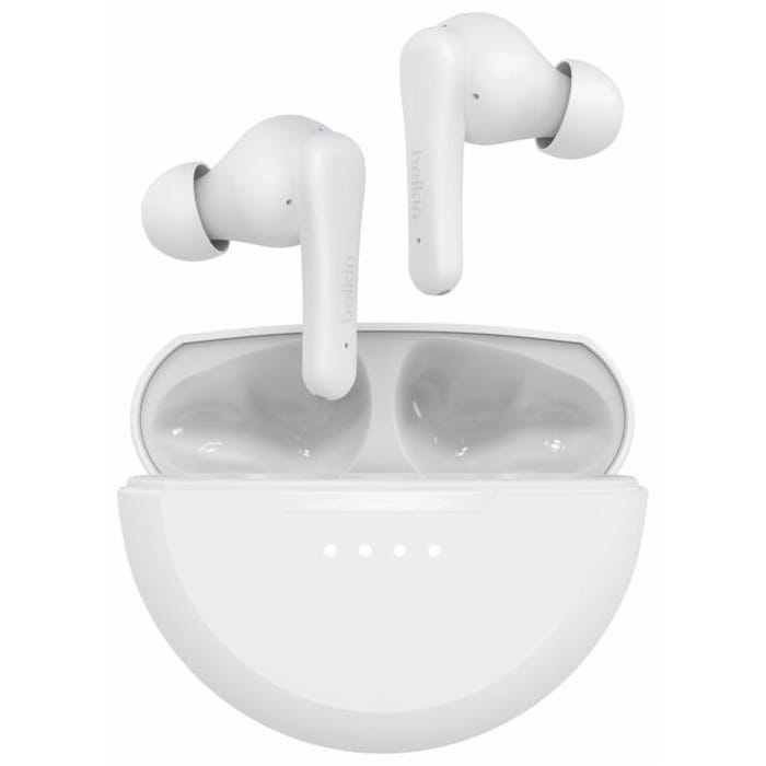 Belkin SoundForm Rhythm In-Ear Earbuds, Up to 20 Hours - White