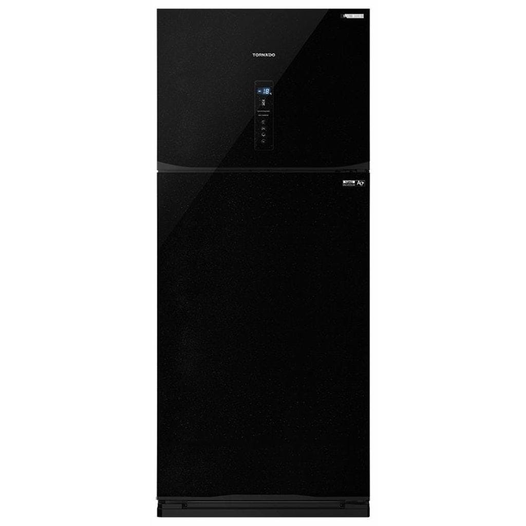 Tornado Digital No Frost Refrigerator With Inverter Technology 396 Liters Black - RF-480ATV-BK