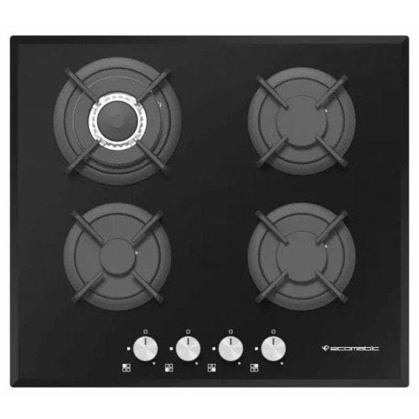 Ecomatic Glass Built In Gas Hob, 4 burners S607RC
