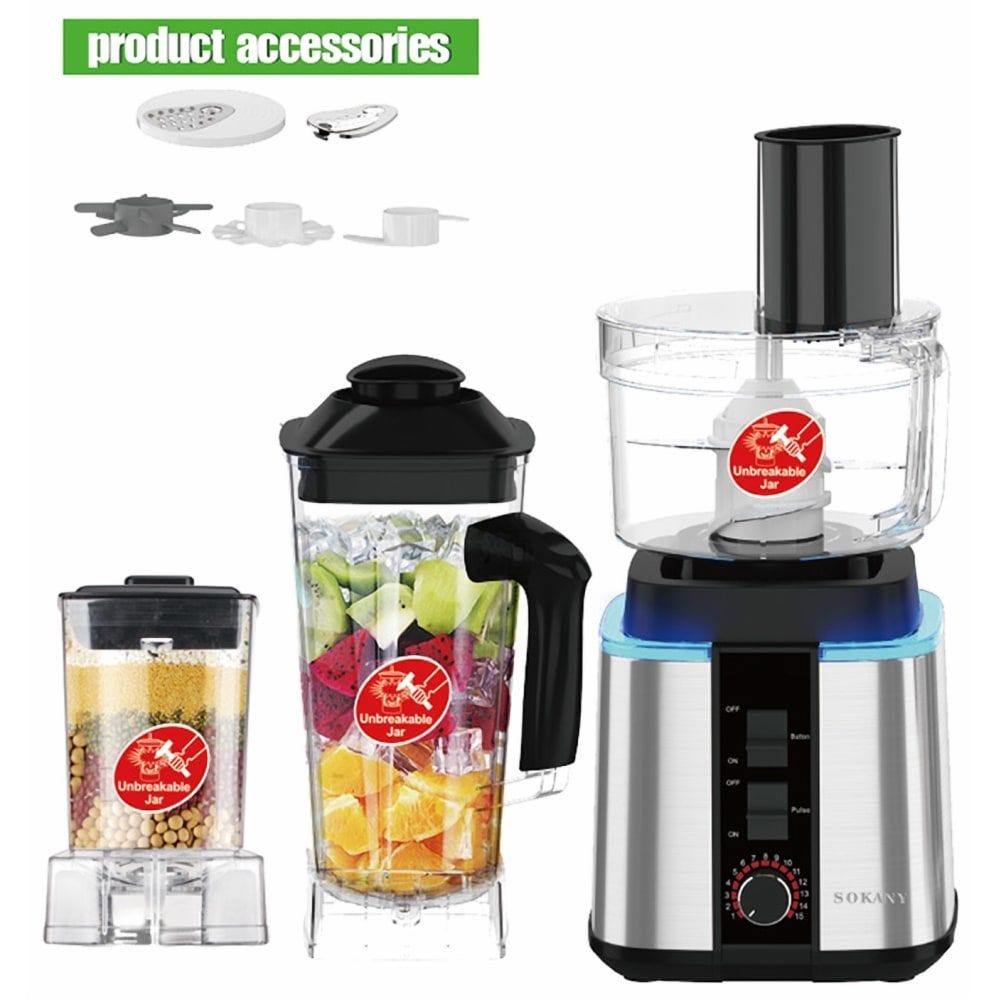 Sokany 9 1 Food Processor SK-888N