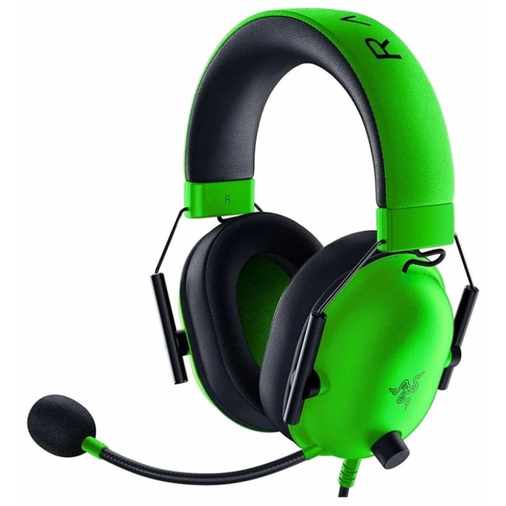 Razer BlackShark V2 X Wired Over Ear Gaming Headset, Green - RZ04-03240600-R3M1