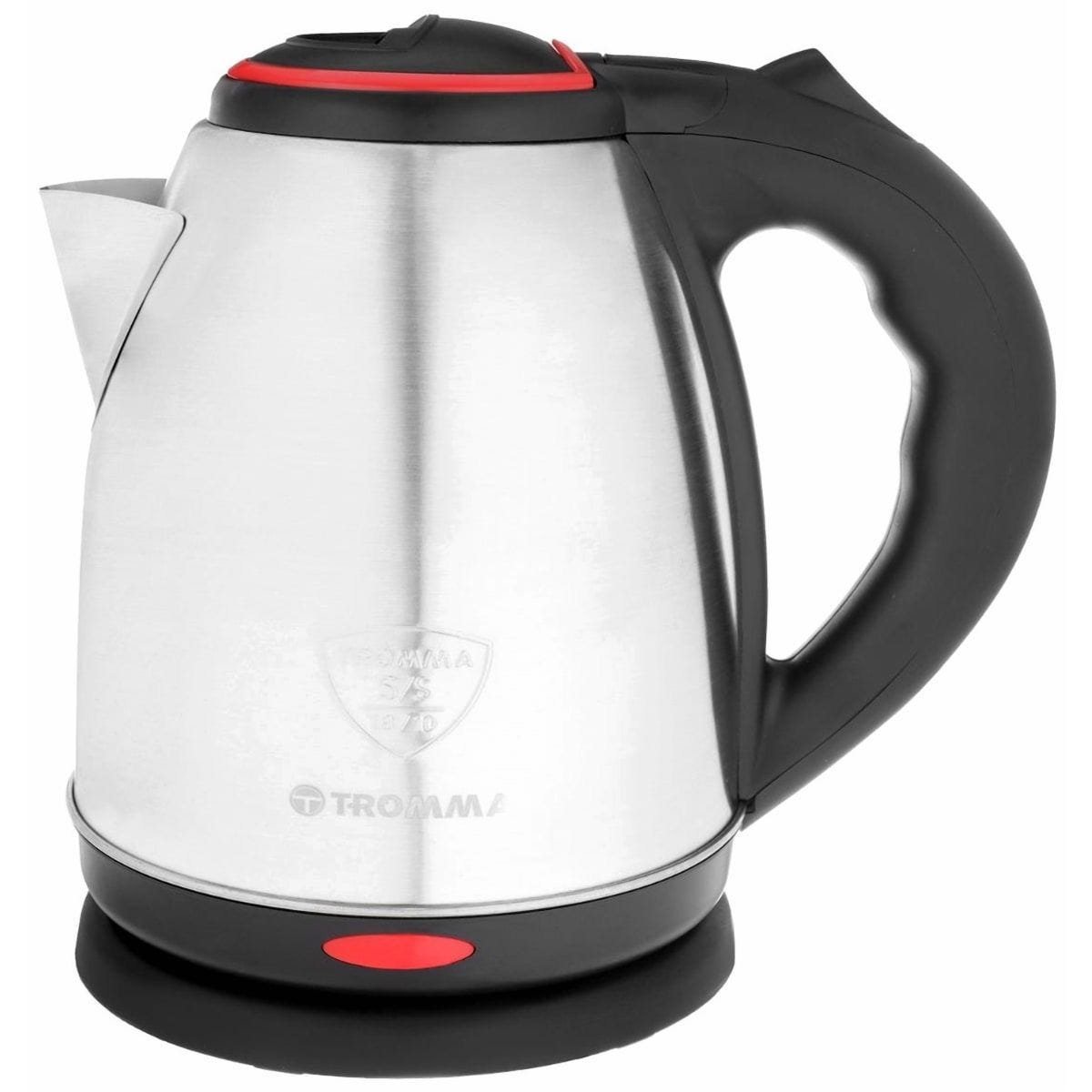 Tromma Stainless Steel Electric Kettle, 1.5 Liter, 1500 Watt, Silver - TRK7015S