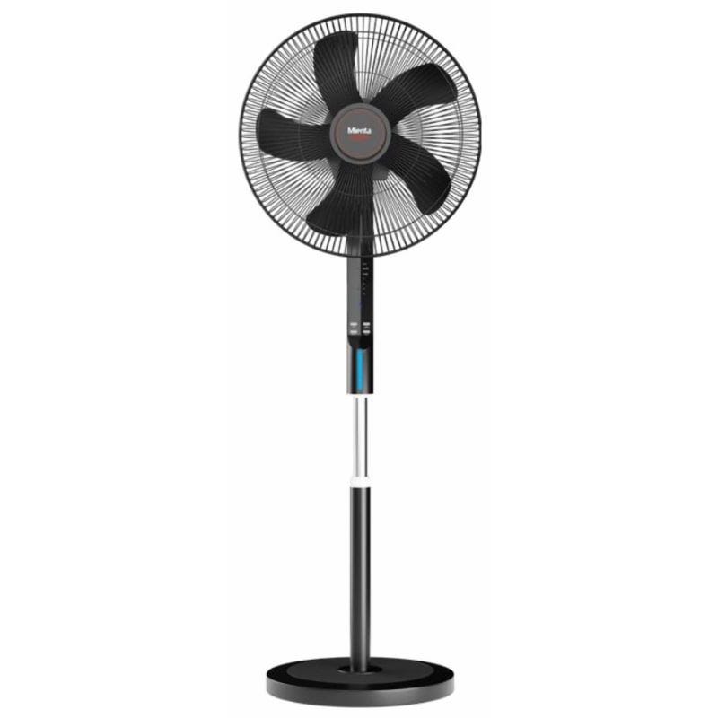 Mienta Storm Stand Fan With Remote Control, 18 Inch, Black - SF351238A